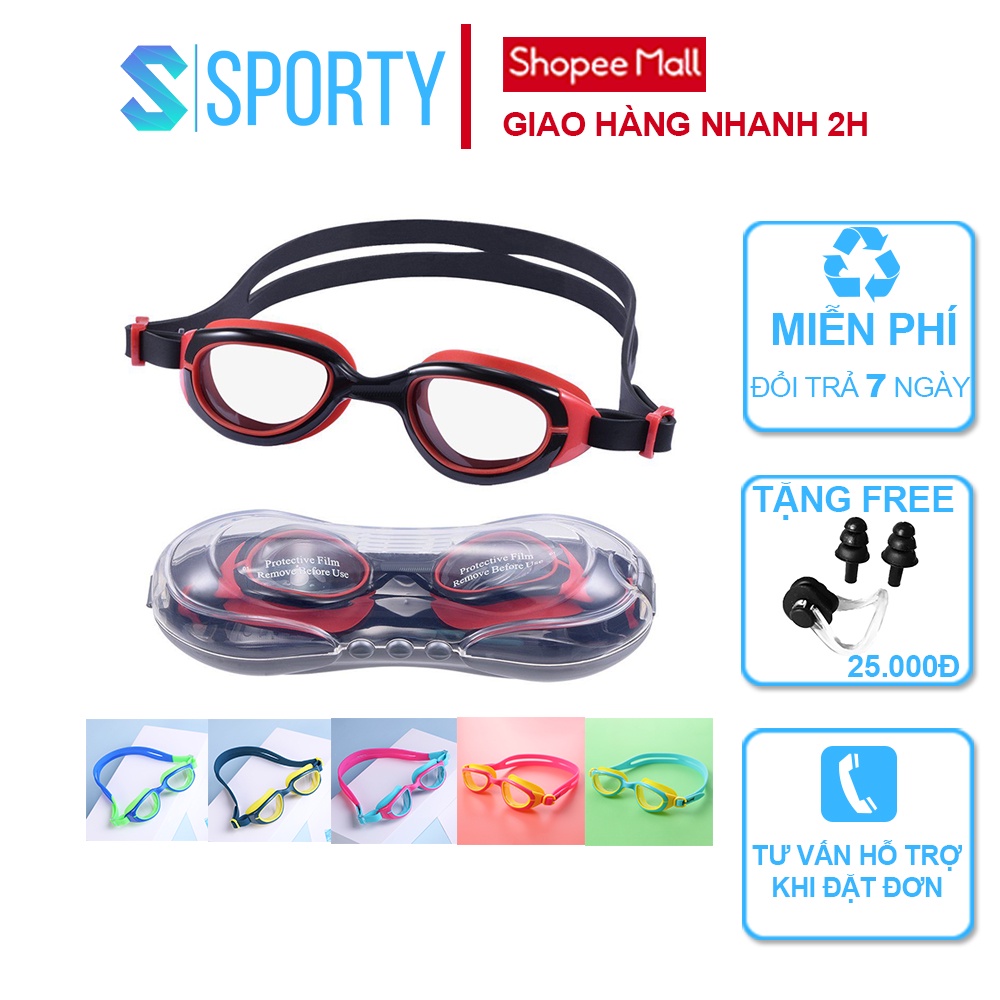 Kính bơi trẻ em cản tia UV, bảo vệ mắt SPORTY 1149 an toàn mắt cho bé từ 3 đến 12 tuổi