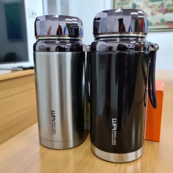 Bình giữ nhiệt dung tích 1000ml, giữ nhiệt tối đa từ 10 đến 12h