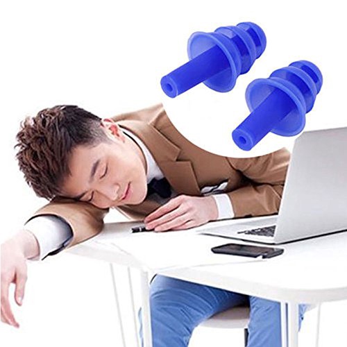 Set 2 Nút Bịt Tai Bằng Silicon Mềm Chống Ồn Chống Thấm Nước Bảo Vệ Tai Khi Bơi