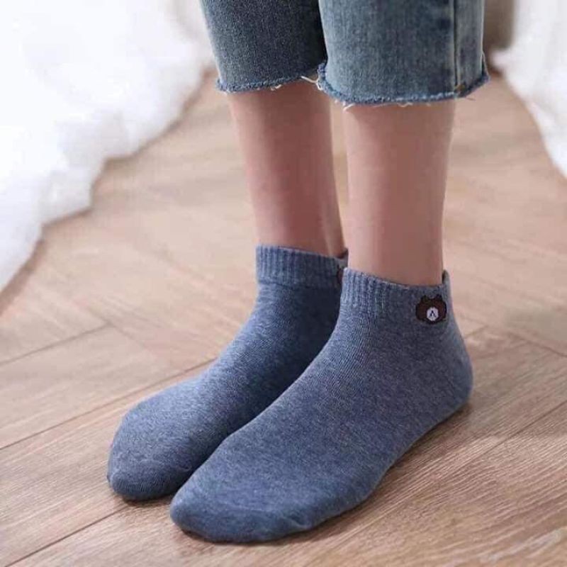 Tất gấu sét 10 đôi ,chất cotton siêu rẻ  màu nào cũng xinh cũng đẹp cho chị em nè