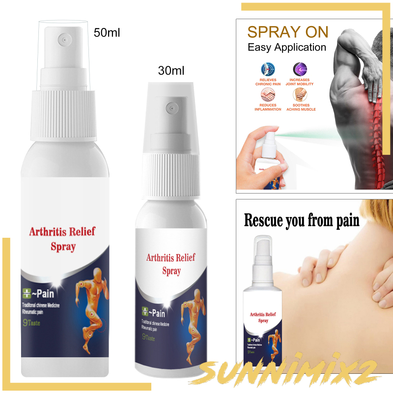 [SUNNIMIX2]Natural Bones Ling Spray Arthritis Pain Relief Rheumatism Muscle Knee Cooling Balm Oil