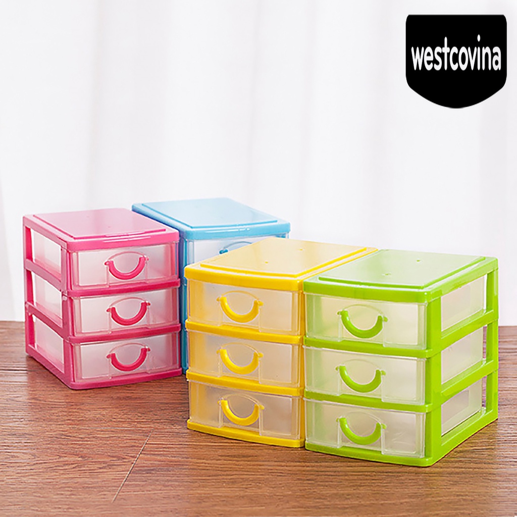 [Hot]☀ Hộp Đựng Mỹ Phẩm Trang Sức Nhiều Ngăn Kéo Chống Bụi Đa Năng