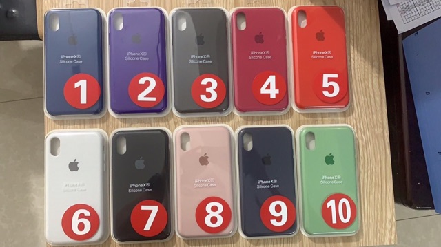 FULL VIỀN Ốp Silicon Case Iphone 6 - Xs Max - pro max ( Ốp Chống Bẩn )