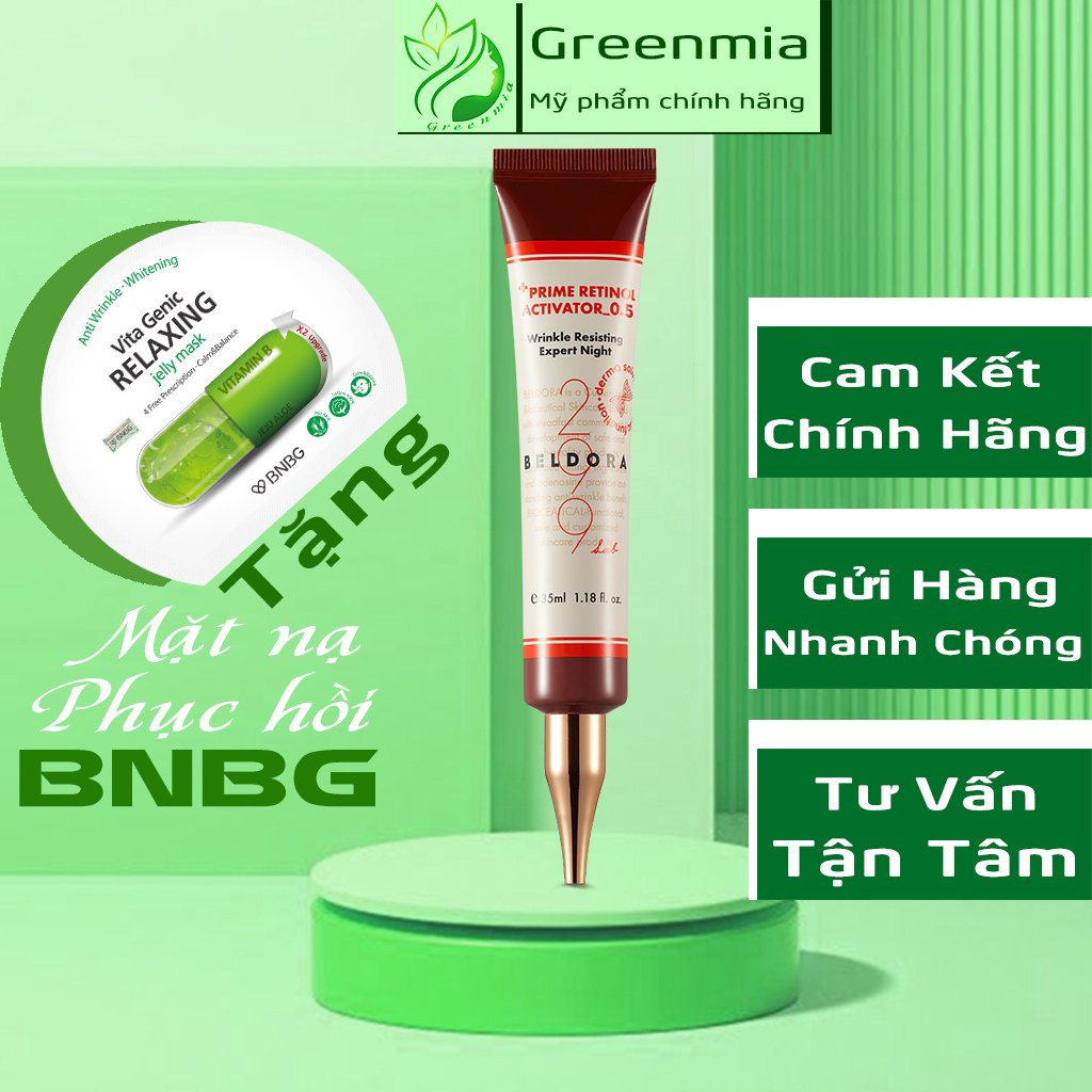 Kem Dưỡng Retinol 0.5 BELDORA Xóa Nhăn Căng Bóng Da BELDORA 299 PRIME RETINOL ACTIVATOR 0.5 35ML NHẬP KHẨU CHÍNH HÃNG