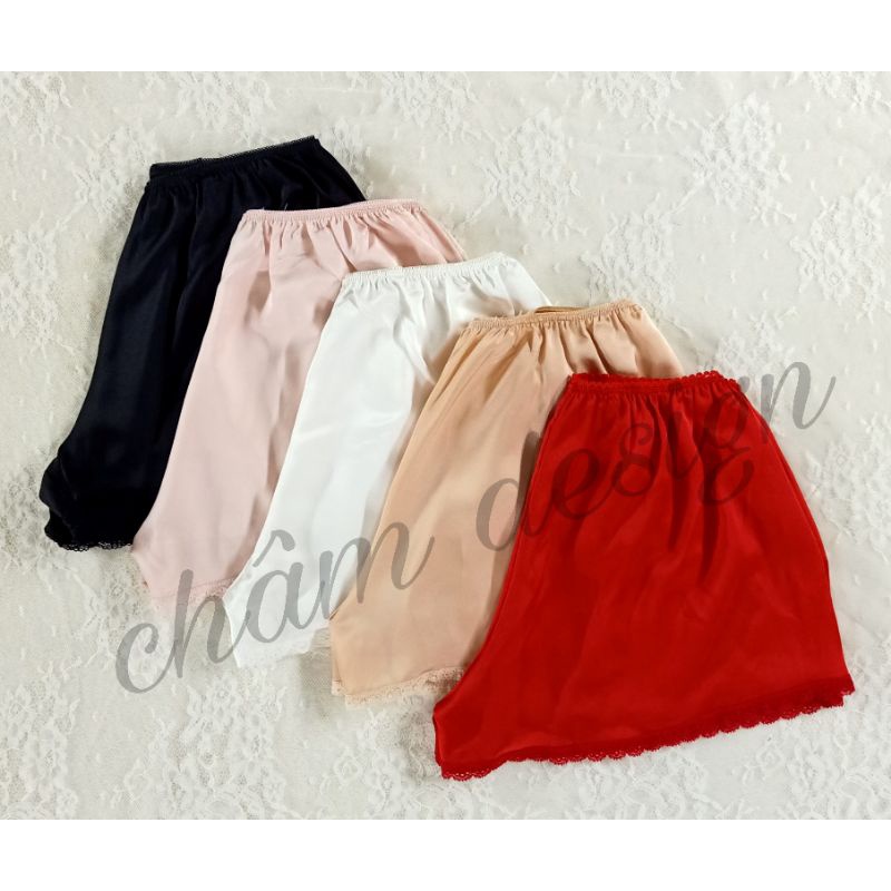 Quần đùi lụa satin , hàng thiết kế độc quyền tại shop