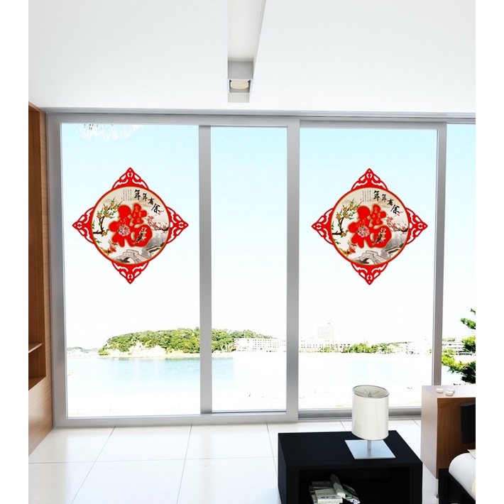 MIẾNG DÁN CHỮ PHÚC TRANG TRÍ TẾT