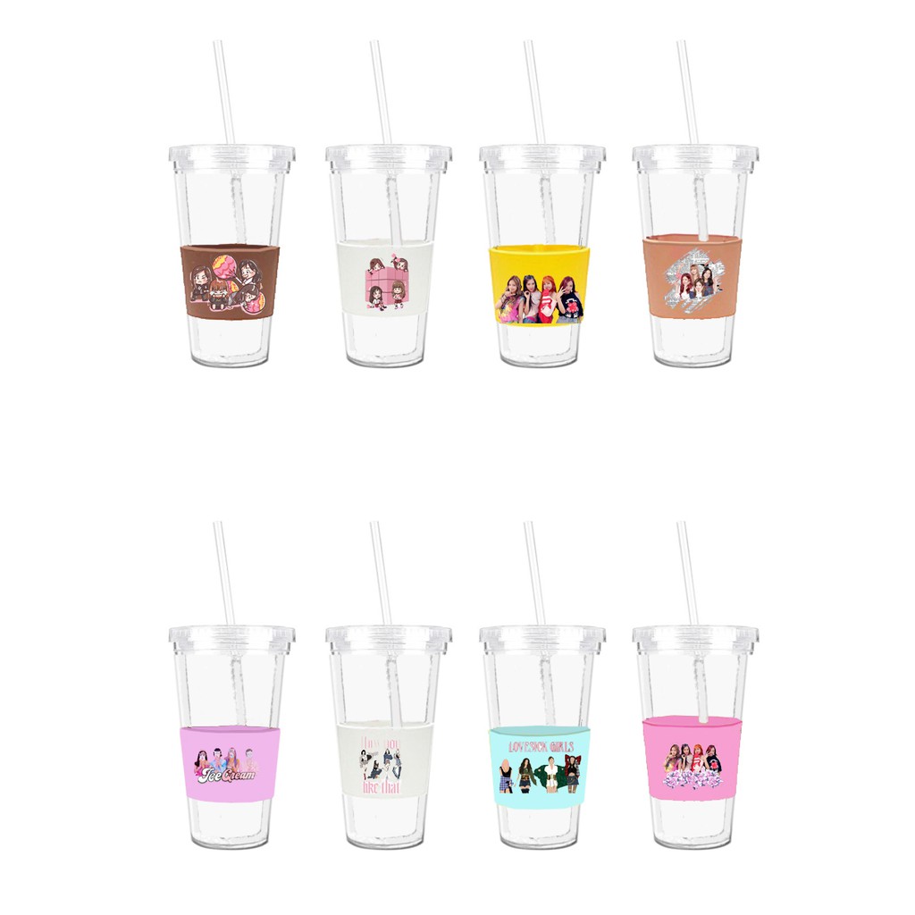 Cốc 2 lớp Blackpink C2DI2 cốc giữ nhiệt ly 2 lớp  pu cốc làm lạnh dễ thương