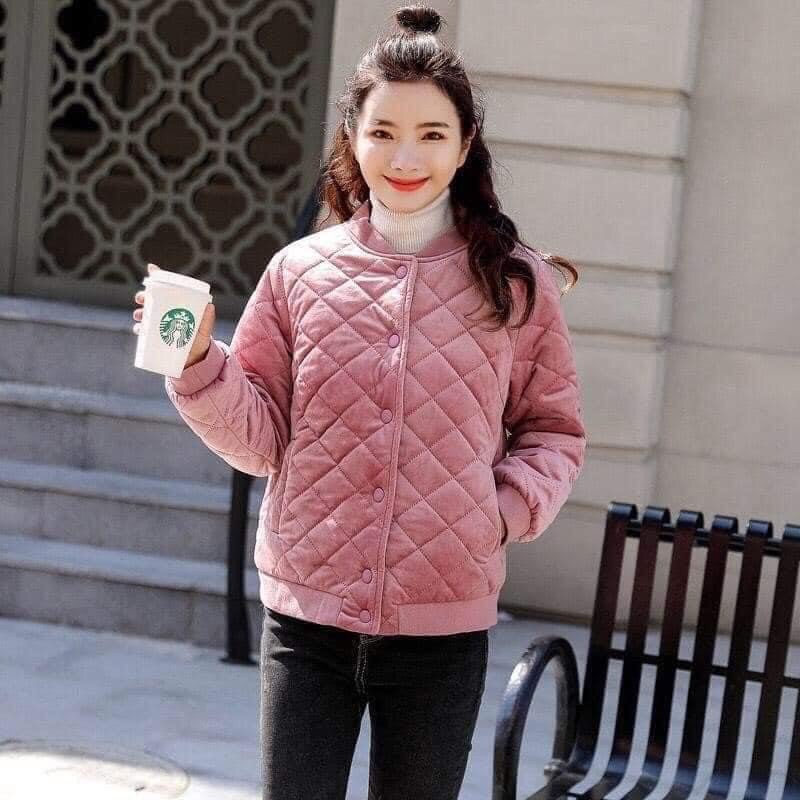 Áo Bomber Nhung Cao Cấp