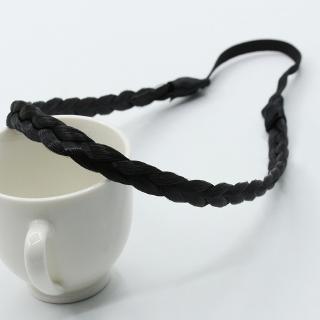 Mới Băng Đô Cài Tóc Giả Thắt Bím Co Dãn