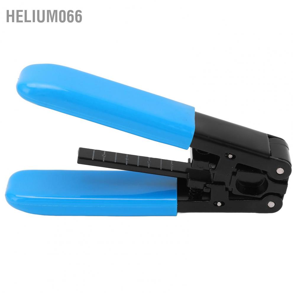 Helium066 Fiber Optic Stripper Coating Stripping Pliers Wire Cable Cutter Industrial Power Hand Tool