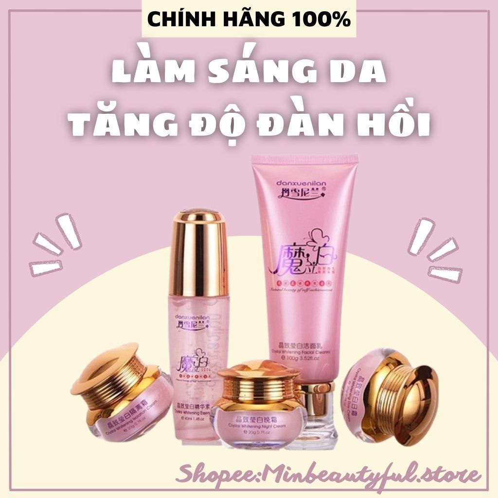 Bộ Mỹ Phẩm Hoàng Cung Hồng Dưỡng Da Danxuenilan 5 Món Nội Địa Trung Chăm Sóc Da Cao Cấp Chính Hãng