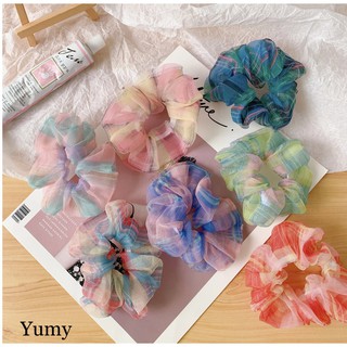 Cột Tóc Scrunchies Caro Lưới