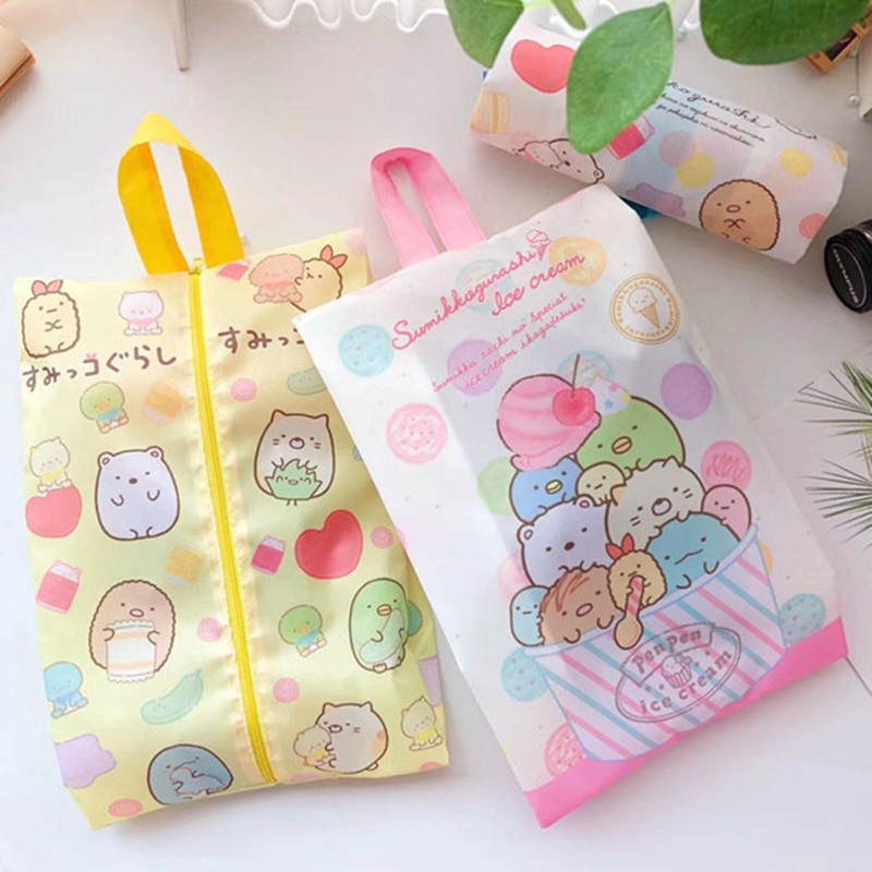 Túi Đựng Giày Dép Gắn Tường Chống Thấm Nước Hình Chú Chó Snoopy Sumikkogurashi