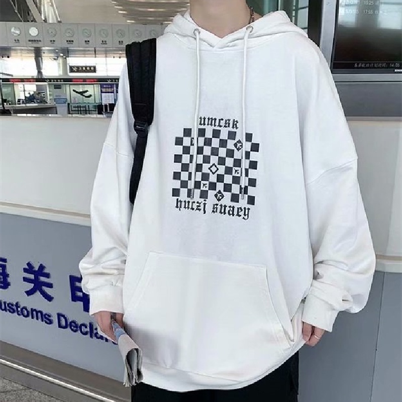 Áo hoodie Thể Thao Dáng Rộng In Họa Tiết Phong Cách Hip Hop Nhật Bản Thời Trang Cho Nam Và Nữ Cỡ M-5XL