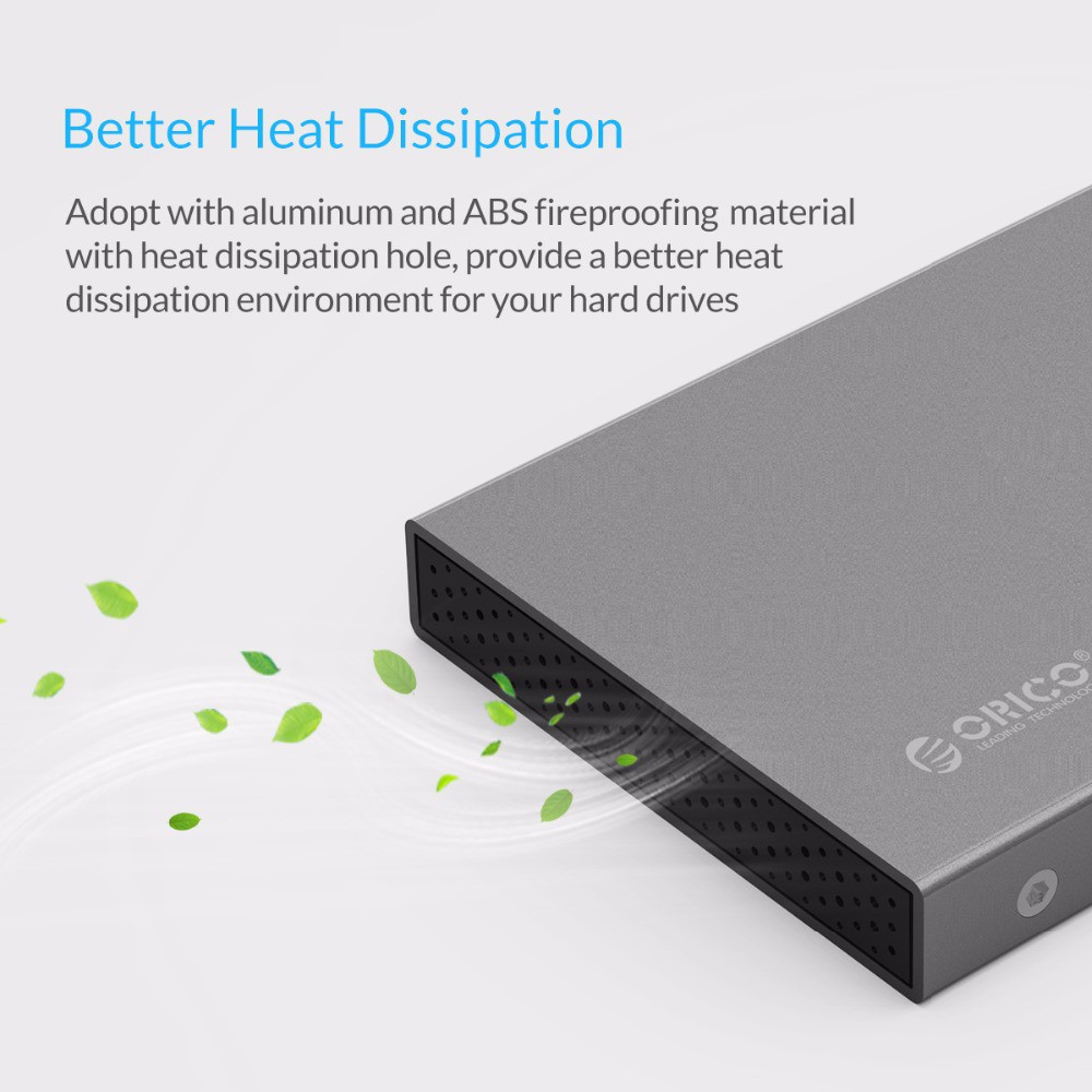 Hộp Đựng Ổ Cứng HDD Orico 2518S3 Chuyển Đổi USB3.0 Sang SATA3.0 Tốc Độ 5Gbps Kích Thước 2.5inch Hỗ Trợ 7mm Và 9.5mm | BigBuy360 - bigbuy360.vn