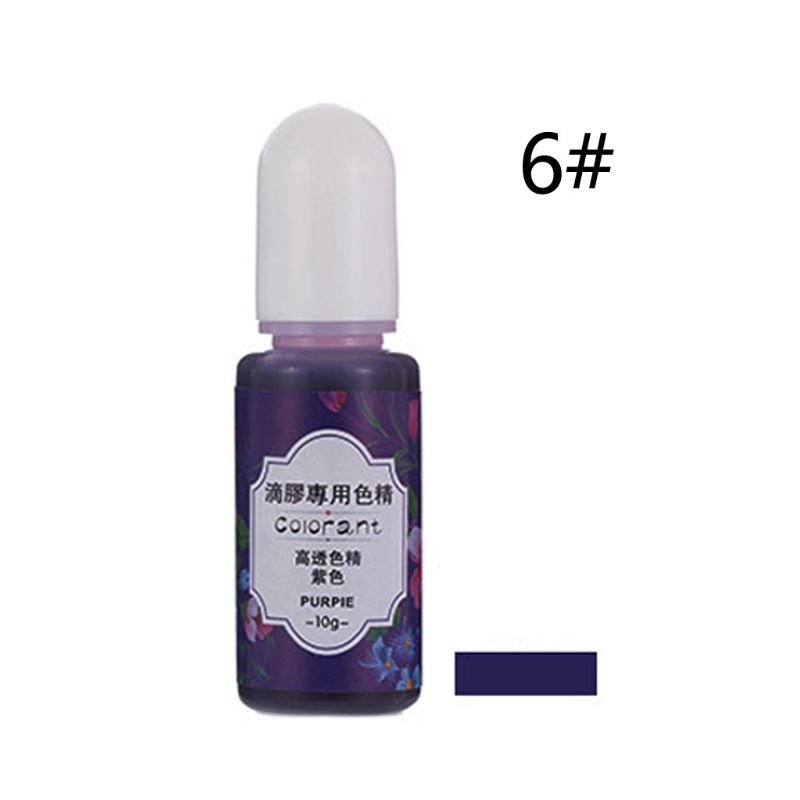 Kem Nhuộm Tóc 13 Màu Tùy Chọn 10Ml Epoxy UV Resin Chất Lượng Cao