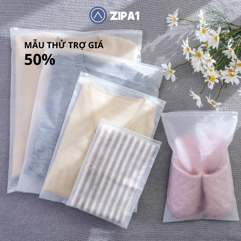 [MẪU THỬ GIẢM 50%] Túi Zip lụa 2 MẶT NHÁM A1005.1 dành riêng cho chủ shop