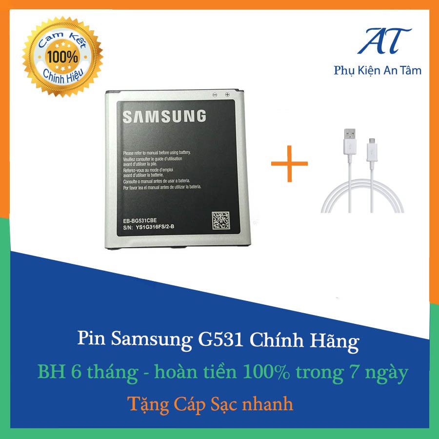 Pin Galaxy Grand Prime G531 (Tặng Cáp)
