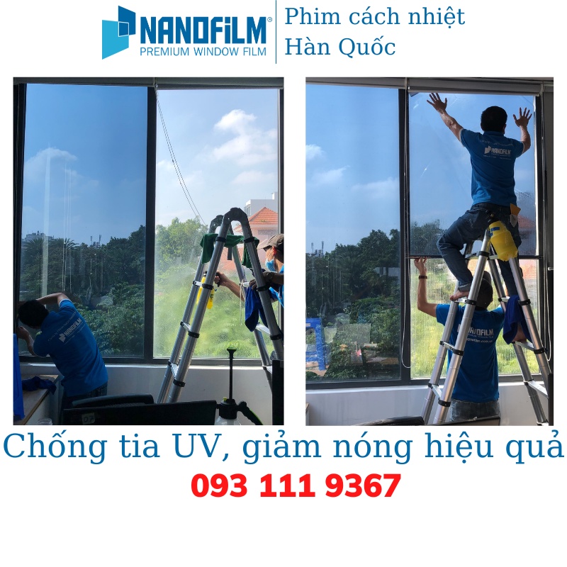 [PHIM CÁCH NHIỆT HÀN QUỐC] Phim cách nhiệt chống nóng cửa sổ cản UV 99%