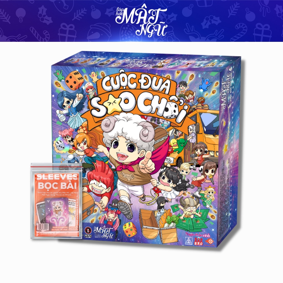 [Mã LIFEMALL2505 giảm 10% đơn 250K] Combo Lớp Học Mật Ngữ - Cuộc Đua Sao Chổi - Board Game VN