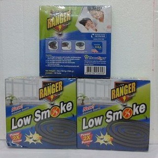 Lốc 5 hộp Nhang muỗi mùi nhẹ ít khói Ranger Low Smoke Thái Lan