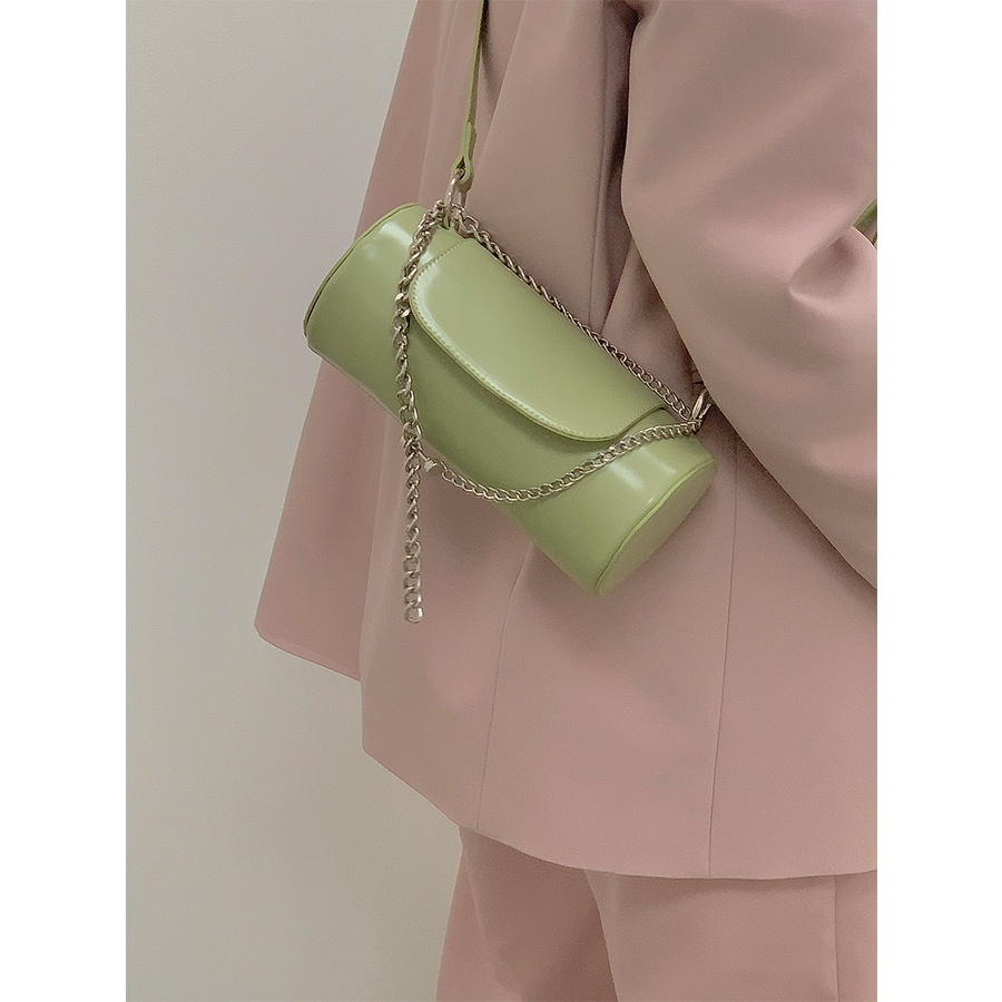 Túi Đeo Chéo Hình Trụ Đựng Điện Thoại Thời Trang Xuân Hè 2022 Cho Nữ