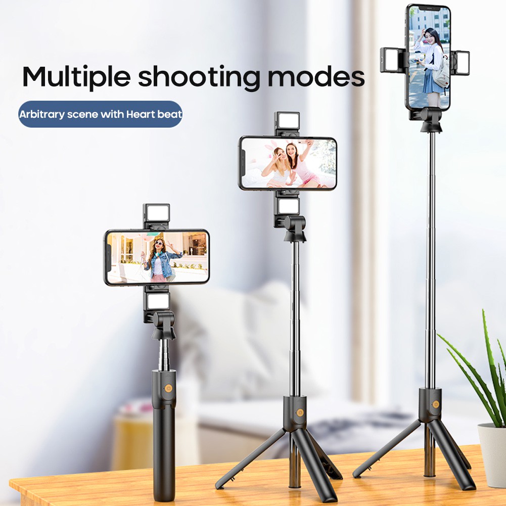 Gậy chụp ảnh kết nối Bluetooth đa năng tiện dụng cho Iphone Xiaomi Samsung K12D | BigBuy360 - bigbuy360.vn