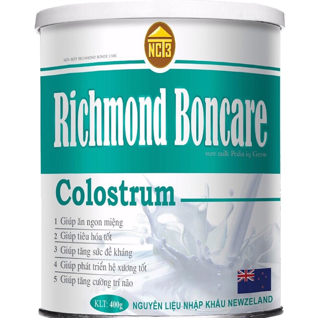 Sữa Non Dinh Dưỡng Richmond Boncare Colostrum 400g