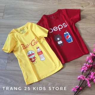 Áo thun Cho Bé Hoạt Hình Bé Trai Bé Gái Đều Mặc Được K43