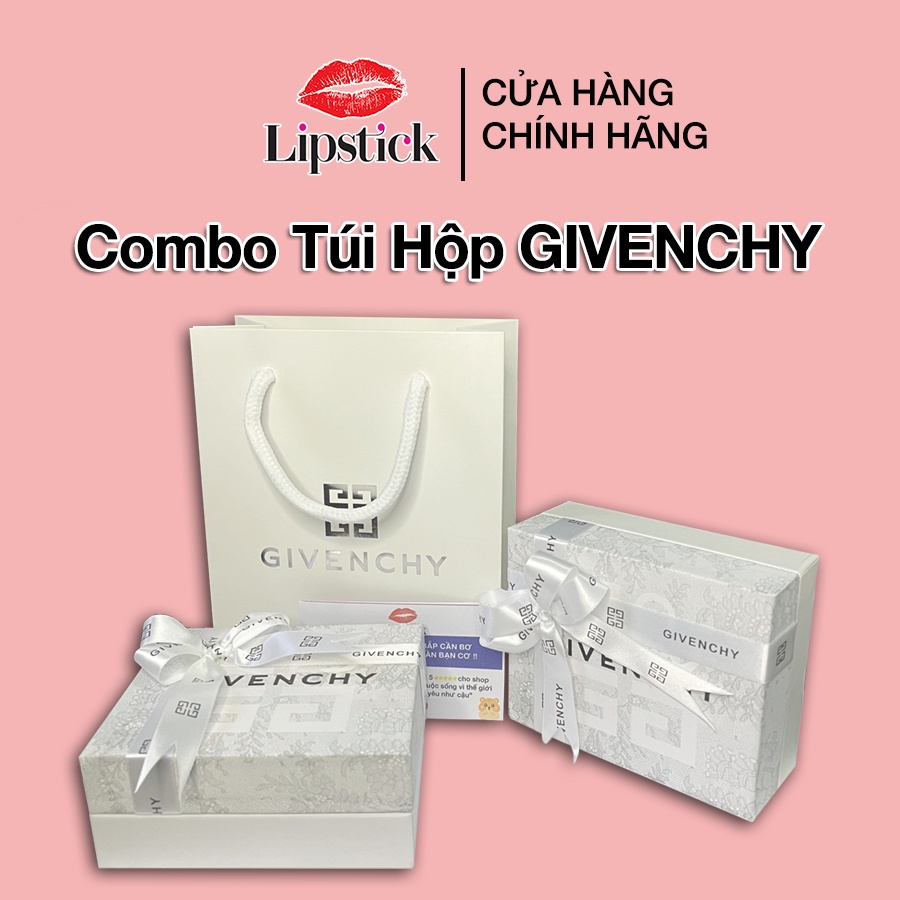 Hộp Quà , Túi Hãng GIVENCHY kèm thiệp làm quà tặng,phụ kiện cho son GIVENCHY