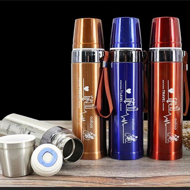 Bình giữ nhiệt TRAVEL siêu tốt 800ML sữ nóng lạnh 12 tiếng