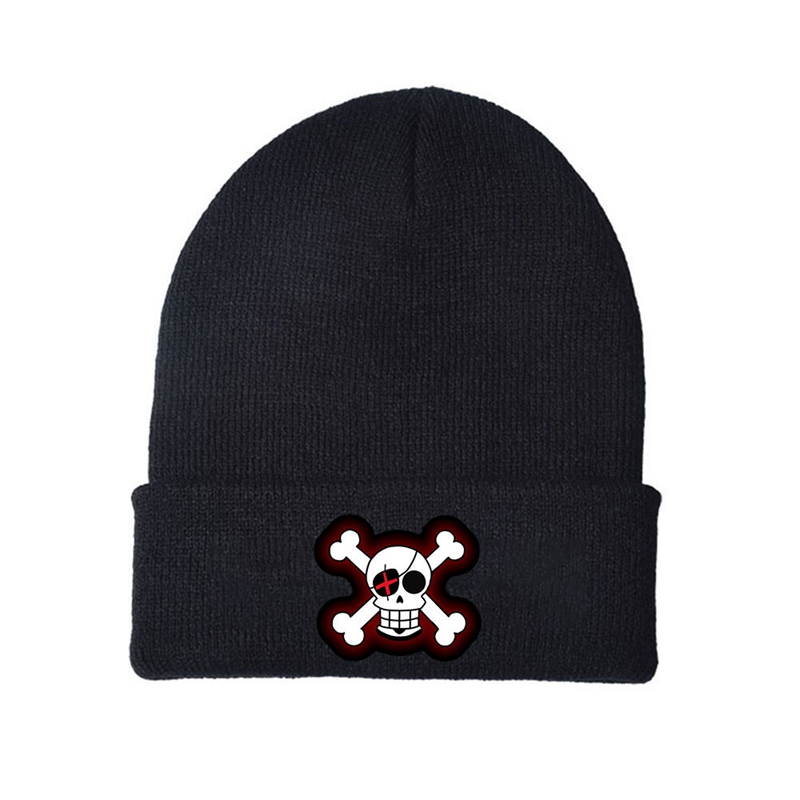 Mũ len beanie họa tiết Luffy Law trong One Piece cho nam và nữ