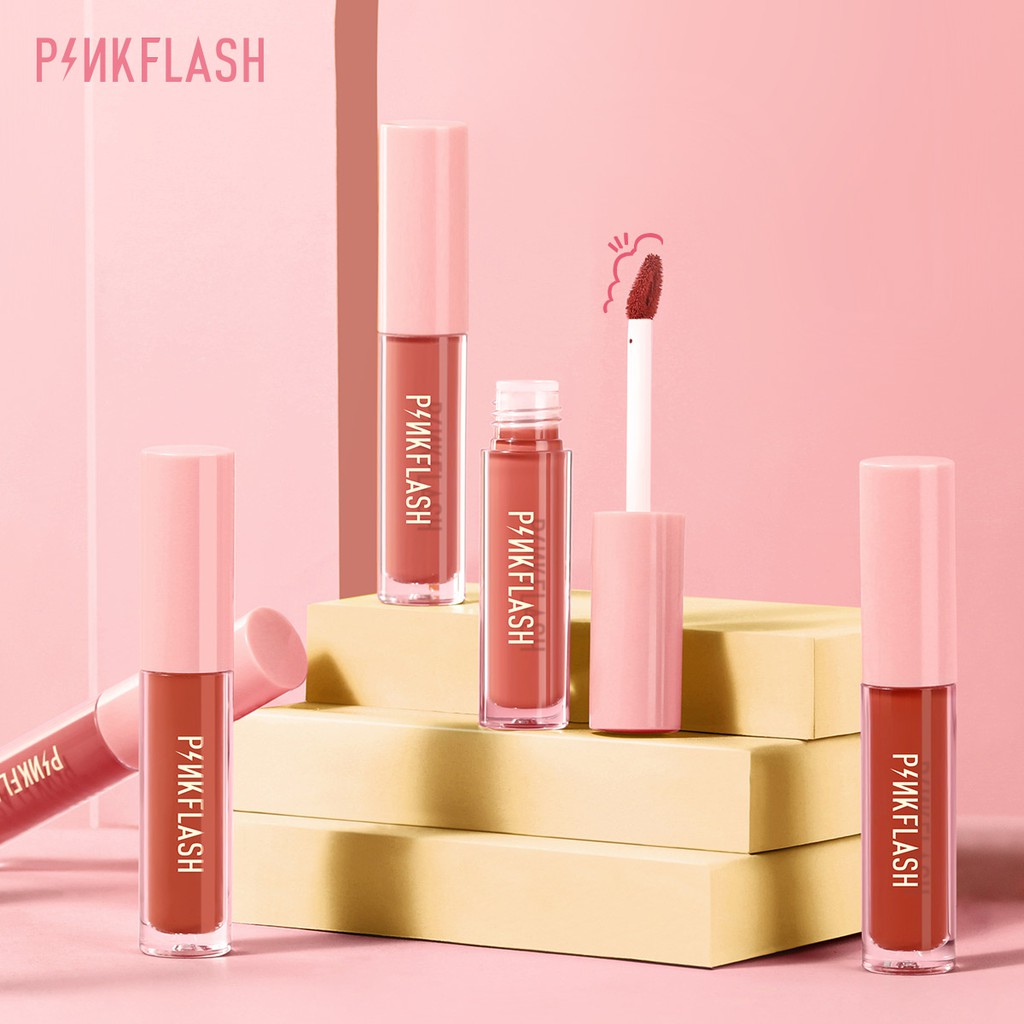 Son kem PINK FLASH 14 màu lì tùy chọn lâu trôi