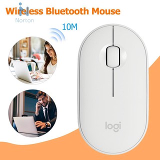Norton❃ Logitech Pebble Wireless Bluetooth Mouse 1000DPI Thin Optical Tracking Mice