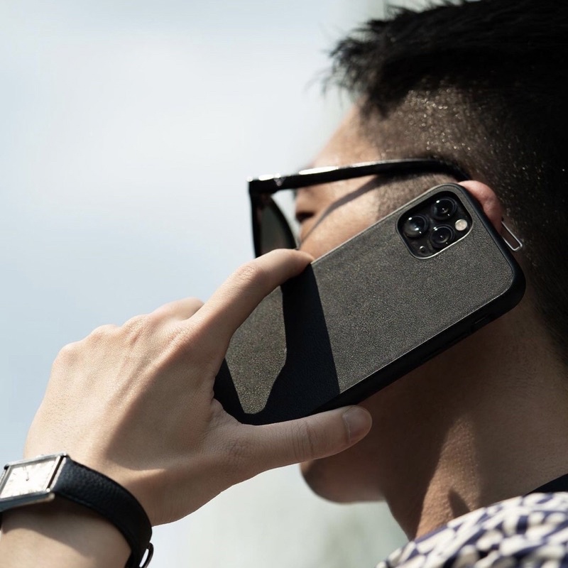 Ốp lưng Solidsuit chống sốc Rhinoshield bao da làm từ da thật cho iPhone