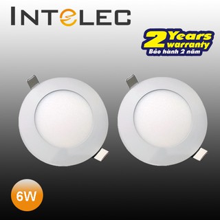 Bộ 2 đèn led âm trần tròn intelec 6w