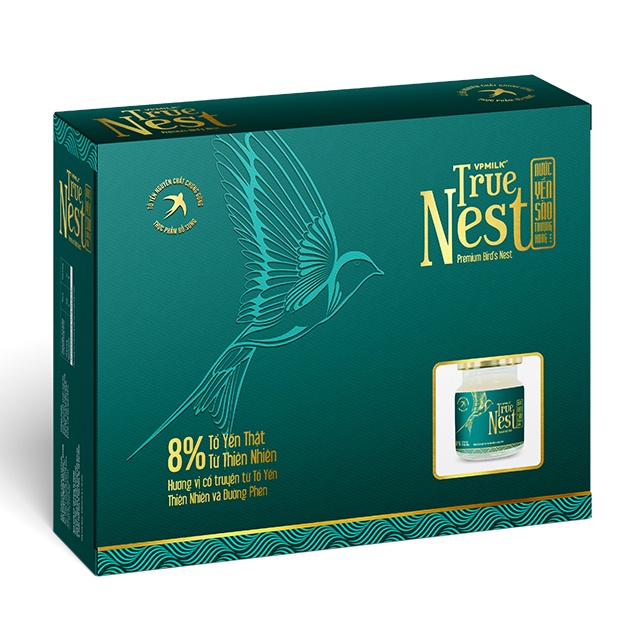 [Mã BMBAU50 giảm 7% tối đa 50K đơn 99K] Tổ yến nguyên chất chưng gừng VPMilk True Nest (hộp 1 lọ x 70 ml)