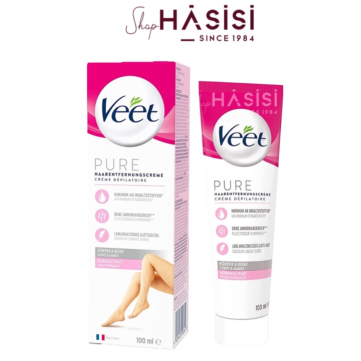 KEM TẨY LÔNG VEET SILK & FRESH TECHNOLOGY NORMAL SKIN 100ML ( HỒNG )