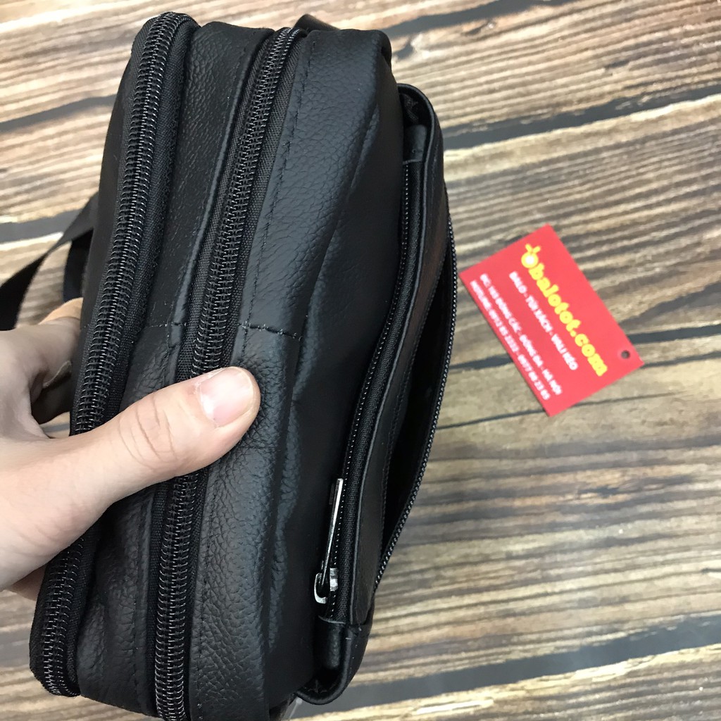 Túi Đeo Chéo Da Bò Nam Đựng Ipad Mini TD7604 ĐỀN GẤP 10 NẾU KHÔNG PHẢI DA THẬT