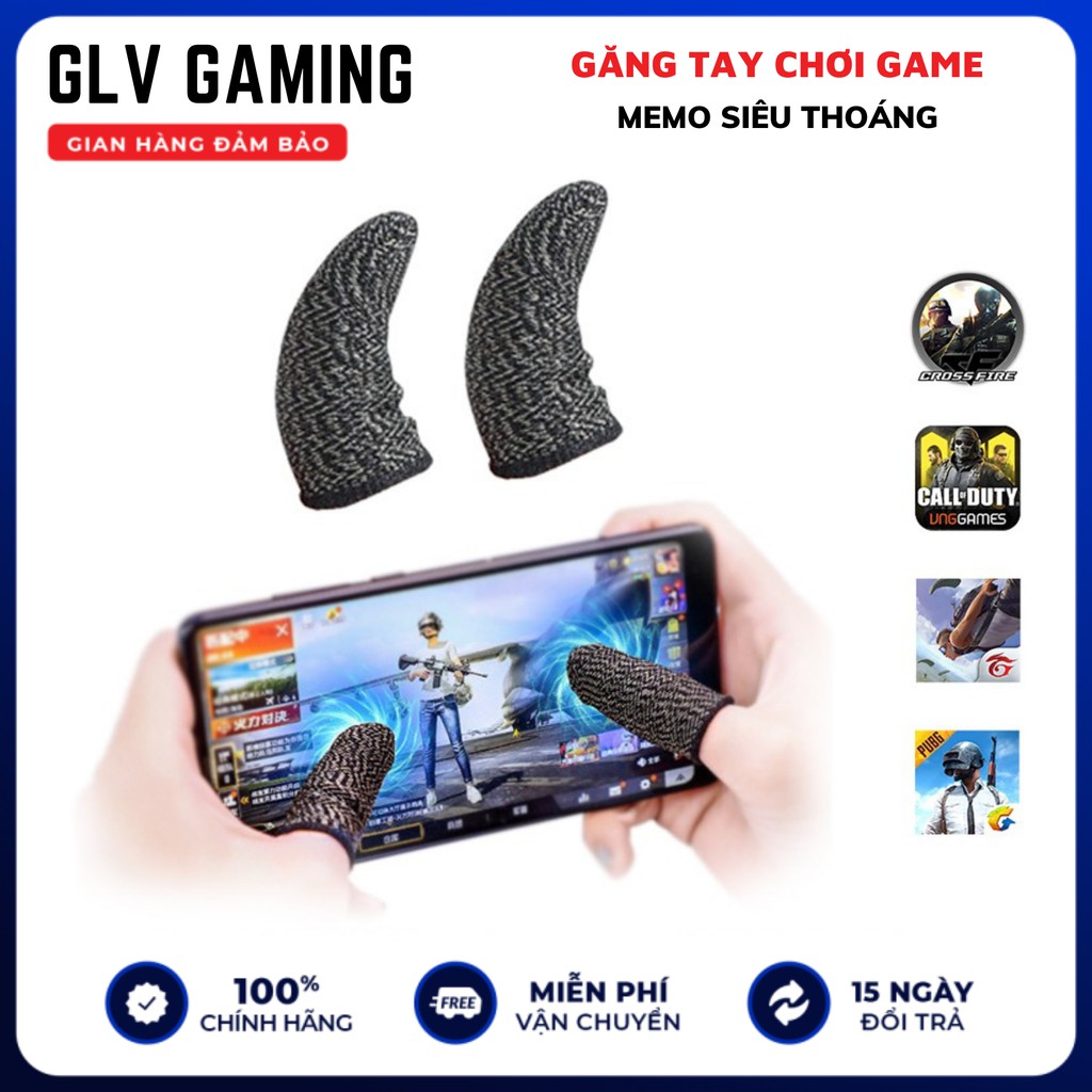 Bao tay chơi game Mobile - Chống mồ hôi tay, tăng độ nhạy cảm ứng