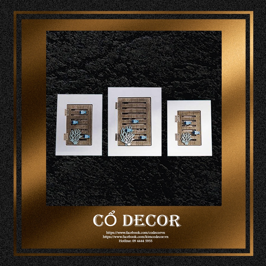 Khung ảnh Zakka biển 6inch