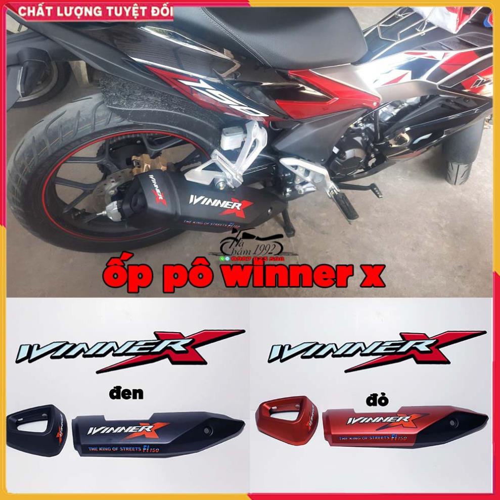 🔥 Ốp Pô Và Chụp Đuôi Pô Winner X 2019 - 2022 Bản Màu Sporty - Bộ Chụp Pô Winner V2, Winner V3 🔥