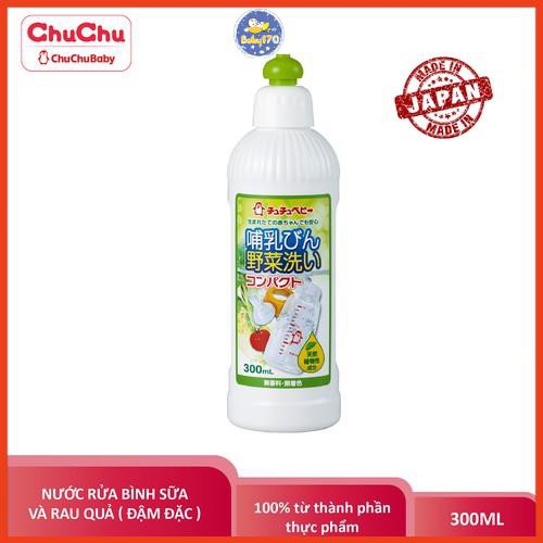 Nước rửa bình và rau quả Nhật bản Chuchu Baby