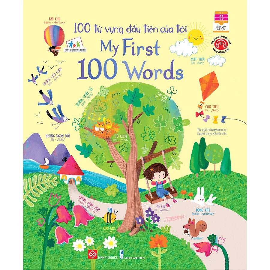 Sách - 100 từ vựng đầu tiên của tôi - My first 100 words