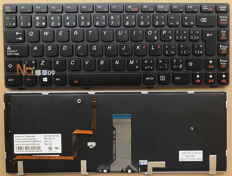 Miếng Dán Bàn Phím Laptop Lenovo Y480n Y485 Y480m Y485p
