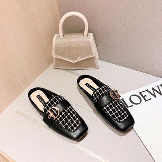 Dép Sục D I O R Mũi Vuông