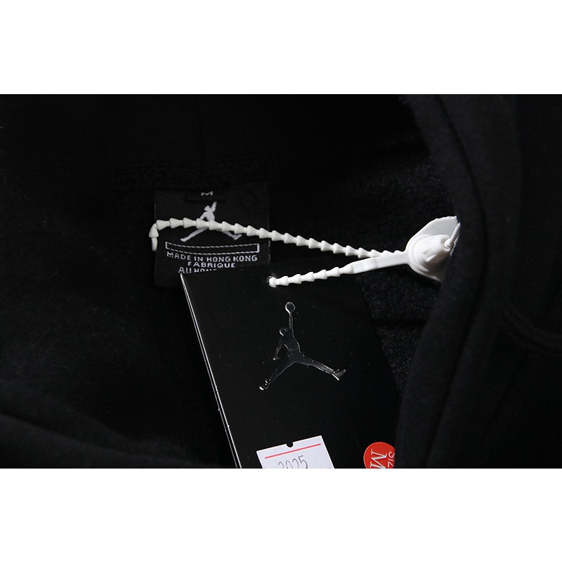 Áo sweater cotton lót lông cừu trơn có mũ trùm họa tiết JORDAN thời trang cho nam và nữ #3025