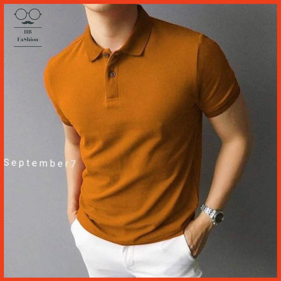 Áo thun POLO nam cá sấu cổ viền cao cấp ngắn tay cực sang trọng