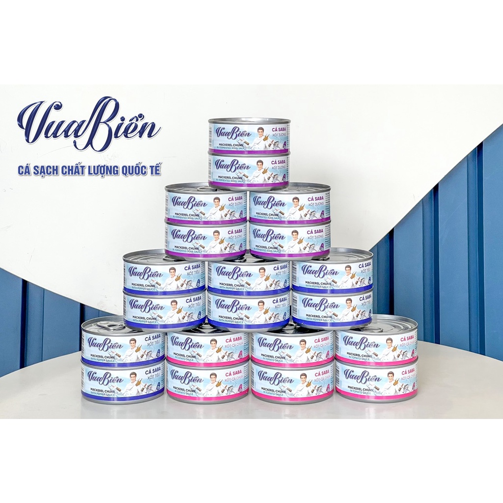 Cá Hộp Cá SaBa Xốt Cà Chua Vua Biển