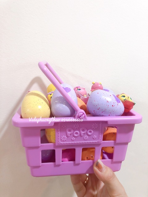 Giỏ trứng 15 Hatchimals + 5 thú Hatchimals